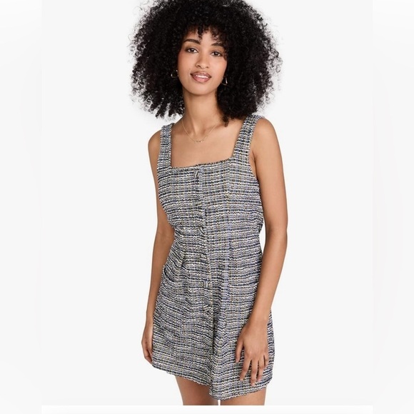 Free People Tweed Mini Dress - Picture 1 of 13